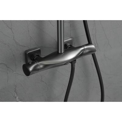 China With Slide Bar Hot Products Luxury Thermostatic Shower Set Faucet Bathroom for sale