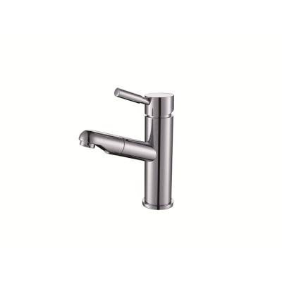 China Copper Pull Out Head Ce Certified Chrome Or Brushed Nickel Bathroom Basin Faucet Luxury Basin Faucet for sale