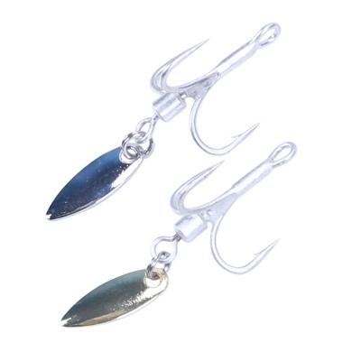 China Japanese rotating sequins Stainless steel Live Bait Big Game With Weihai durable canglong hooks three hooks saltwater for sale