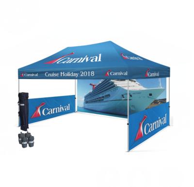 China Promotional Custom Material And Full Color Graphics 10' Luxury Outdoor Advertising Canopy Tent for sale