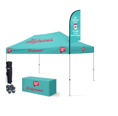 China Promotional Custom Material And Full Color Graphics 10' Luxury Outdoor Advertising Canopy Tent for sale