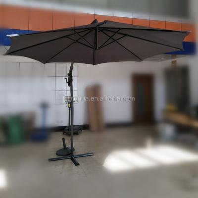 China Contemporary Outdoor Side Pole Garden Umbrella , Push Up Hanging Parasol for sale