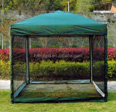 China Quick open & Close Up / Carry Wholesale Customized Low Price Sunshade Easy Pop Up Portable Folding Garden Gazebo Tent With Mosquito Net for sale