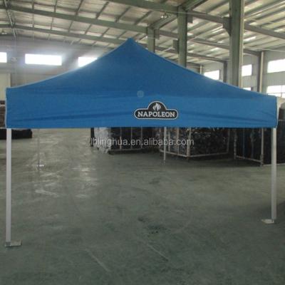 China Quick open & Close Up/Carry Luxury Patio Aluminum Frame Easy Pop Up Tent With Logo Printed for sale