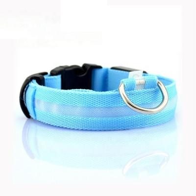 China Night Reflective Adjustable Safety Waterproof Flashing Light Up Collar for Small Medium Large Dogs for sale