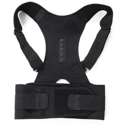 China Hot Neoprene Back Braces Welcomed Adjustable Magnetic Back Support Brace Posture Corrector for Women and Men for sale