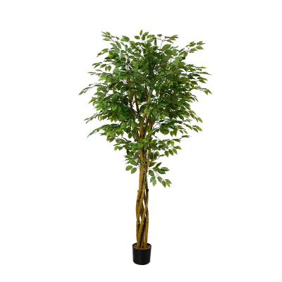 China Plant Lifelike Artificial Faux Ficus Tree Tropical Bonsai Tree For Garden Office for sale