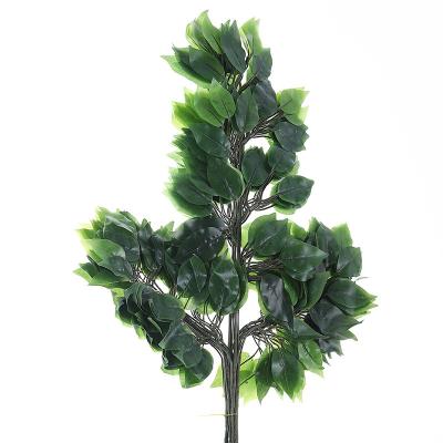 China Realistic Indoor Outdoor Artificial Banyan Maple Oak Leaves Large Artificial Tree Branches for sale