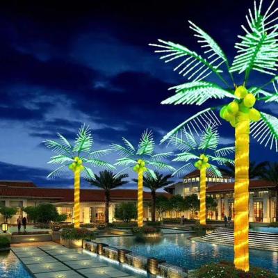 China Waterproof 3M 4.5M 6M 7.5M Artificial Led Palm Tree Street Lights for sale