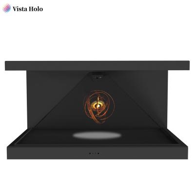 China 55 Inch Wall Mounted 270 Degree Holographic 3D Presentation Box Hologram Pyramid For Advertising for sale