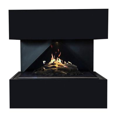 China 3 Sided With Realistic Flames 32 Inch 3D Modern Home Decorations Electric Fireplace With 3 Sided Flames for sale