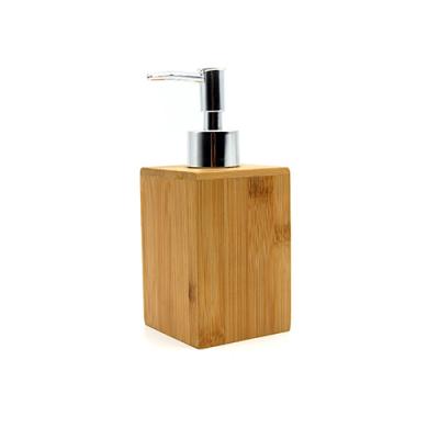 China 150ml Disposable Eco-Friendly Natural Bamboo Airless Empty Cosmetic Liquid Bottle Private Label With Pump for sale