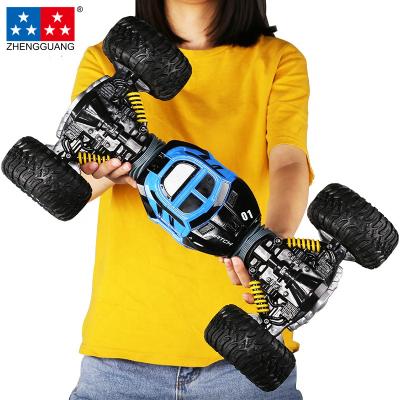 China Zhengguang Rc Car Hobby 2.4G RC Hobby Large Double Side Rc Stunt Car 4x4 Rock Crawler Rock Crawler Rc Car Fast 1 8 for sale