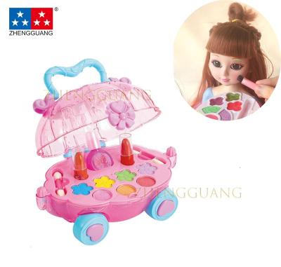 China 3+ Zhengguang Hot Sales DIY Makeup Toys Pretend Princess Girls Toys Beauty Set Safety Non-toxic Children Pretend Makeup Toy Set for sale