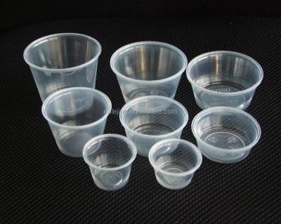 China 0.5-5.5 Oz Brand New Single Wall Biodegradable Disposable Plastic Party Cups Blown Clear for sale