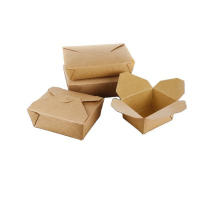 China Bestselling High Quality Environmental Biodegradable Takeaway Food Wrapping Paper Boxes for sale