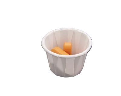 China 0.5-4oz Paper Pill Puff Sauce Disposable High Quality Disposable Cups - 5000/Case for sale