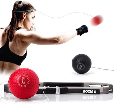 China Polyester Zorro Boxing Reflex Ball, 2 difficulty level boxing ball with headband for sale