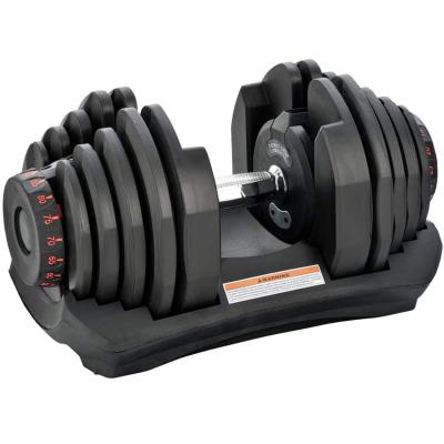 China Home Use Dumbbell Fitness Adjustable Dial Dumbbell With Handle And Weight Plate For Home Gym Note: Single (40kgs) for sale