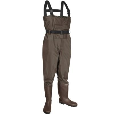 China Breathable Wading Belt Thickened Breathable Nylon Waterproof Boots PVC Bootfoot Fishing Waders for sale