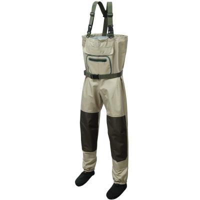 China Emergency Flood Chest Breathable Waterproof Woman Fishing Insulated Wader for sale