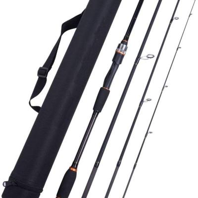 China 4Pcs Carbon Travel Fishing Rod Rig And Spinning Rod With Case 6ft 10ft for sale