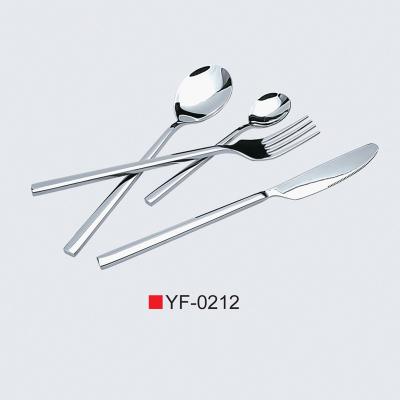 China High viable mirror polish 304 stainless steel table spoon knife fork flateware cutlery set for sale