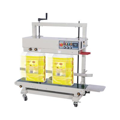 China Automatic Food Vertical Strip Sealer Continuous Heat Sealing Machine For Pouch Stand Up Sealing Machine for sale