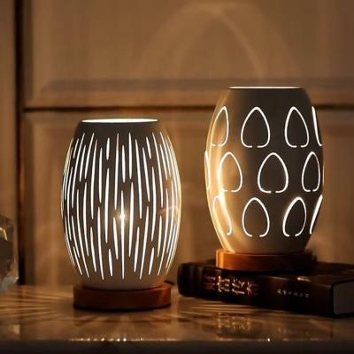 China Home.hotel.indoor Lighting Usb Decorative Desk Lamp, Wooden Desk Lamp, Led Night Light For Home Decoration for sale