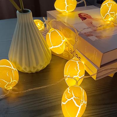 China Decoration Indoor Easter Egg Lights Easter Decoration Egg Battery Operated String Lights Egg Decor Lights for Easter Decor Home Indoor Outdoor PA for sale