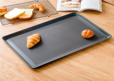 China RK Bakeware China  Peforated Aluminium Baking Tray / Flat Perforated Baking Tray Bread Sheet Pan for sale