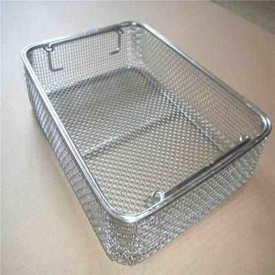 China RK Bakeware China Foodservice Stainless Steel Air Fryer Basket Grill Basket Air Fryer Tray Wire Rack for sale