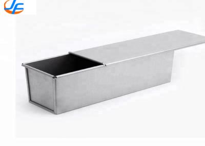 China RK Bakeware China-450 Gram Aluminum Alloy Bakeware Loaf Pan/ Bread Tin/ Pullman Bread Pan for sale