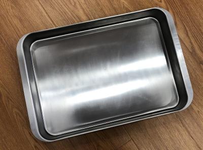 China                  Rk Bakeware China-Deep Drawn SUS304 Stainless Steel Food Storage Pan Tray              for sale