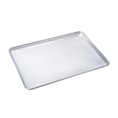 China bandeja de horneado de pan perforado completo de horneado de metal perforado bandeja de pan de aluminio perforada placa de hoja en venta