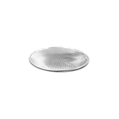 China 8 inch perforated round aluminum pizza pan punched pizza tray baking tray metal tray aluminum pizza plate for sale