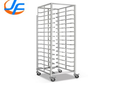 China RK Bakeware China Foodservice NSF Stainless Steel Mobile Food Cart GN1/1 Pan Tray Trolley Oven Rack for sale