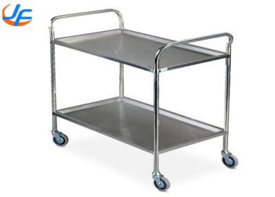 China RK Bakeware China Foodservice NSF Bäckereigel Trolley Edelstahl mobile Verteilung Trolley zu verkaufen