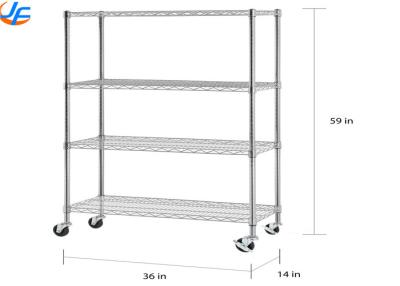 China RK Bakeware China Foodservice 2/3/4 Tiers Carro de servicio de carros de acero, Distribución de material de carros de acero inoxidable en venta