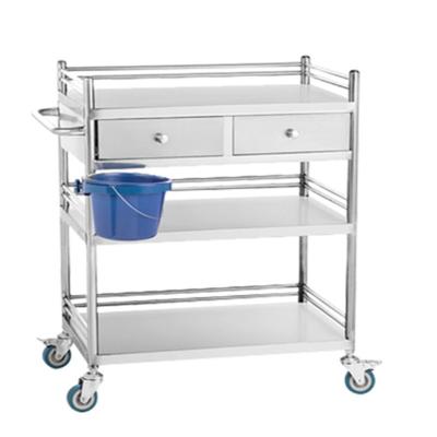 China RK Bakeware China Medical Hospital Verkleidung Edelstahl Trolley Chirurgische Trolley mit Schubladen zu verkaufen