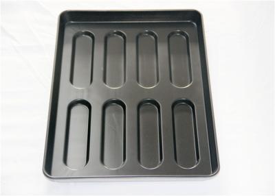 China Aluminum Steel 8 Cavity 530x380x40mm Hot Dog Bun Pan zu verkaufen