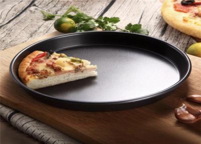 China Black 12 Inch 305x297x25mmmm Pizza Making Tray for sale