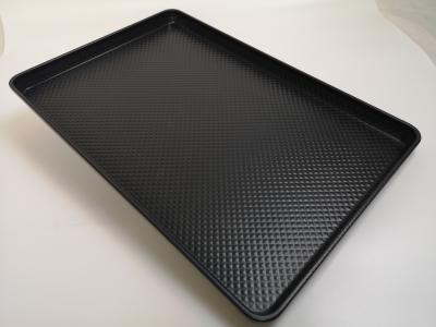 China Aluminized Steel PTFE Corrugated Aluminized Steel Cookie Sheet Bakeware for sale