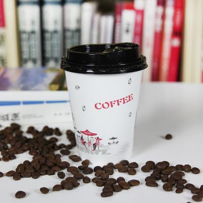 China Foam Paper Cup PE Flocking Foam Double Coated Film Hot Beverage Cup for sale