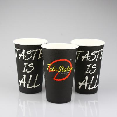 China Hollow Cup Insulated And Thickened Double-layer Hot Drink Paper Cups for sale