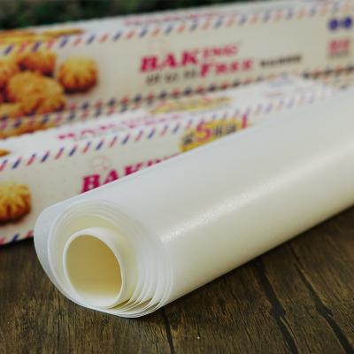 China High Temperature Resistant Oven Double-sided Baking Oil Resistant Silicone Paper for sale