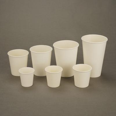 China Single Layer And Double-layer PLA Biodegradable Hot Drink Coffee Paper Cup for sale