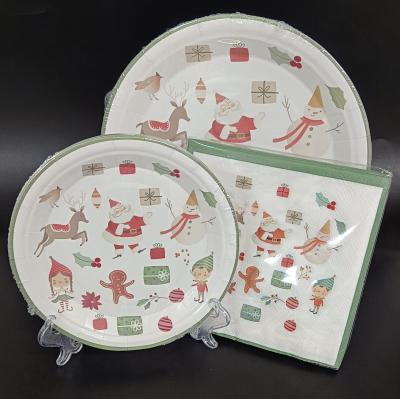 China Paper Plates Paper Cup and Tissue for Party for sale