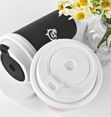 China Milk Tea Rotating Plastic Cup Lid for sale