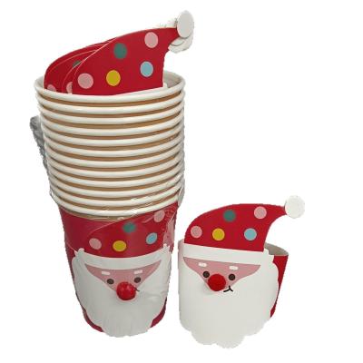 China Customized Christmas Boxed Disposable Paper Cups With Special Packaging for sale